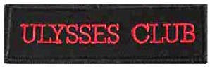 Picture of Cloth Vest Badge Red on Black